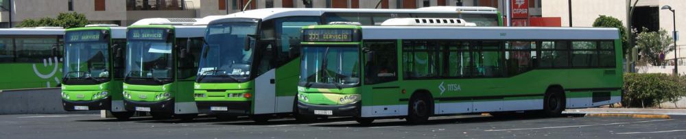 Autobusse auf Tenerifa